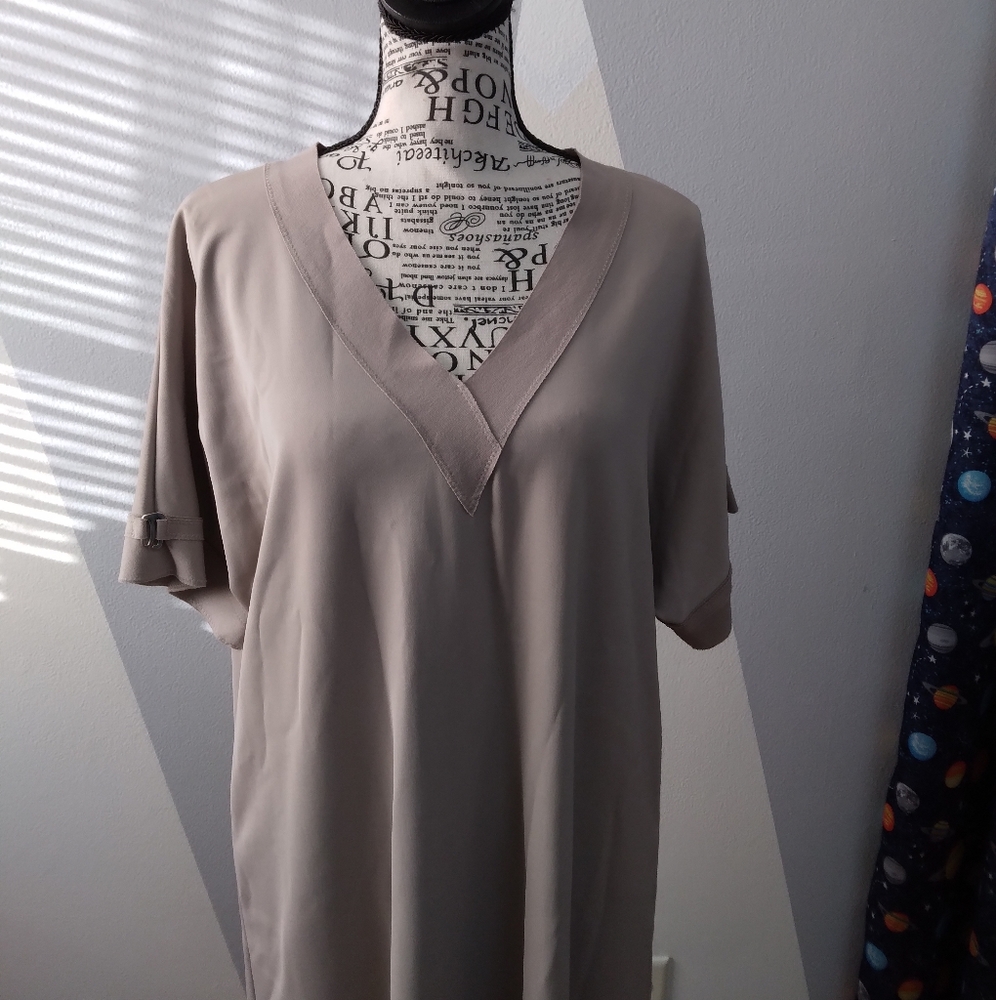 MARIE SAINT PIERRE Asymmetrical midi‎ dress - Picture 6 of 8